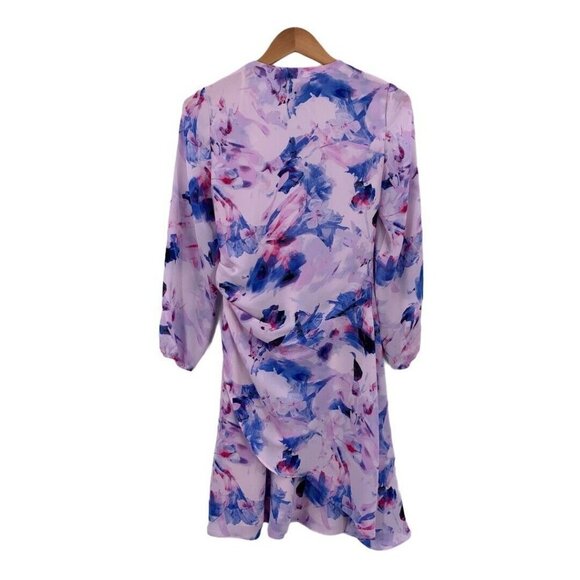 Robert Rodriguez Floral Print Faux-Wrap Dress S - Picture 5 of 6